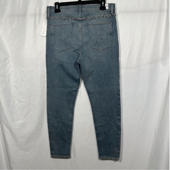 NWT $245 Hudson Jeans [ 32 ] Dangerous‎ Barbara Crop Super Skinny Jeans - Picture 11 of 16